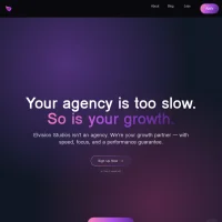 Elvision Studios website screenshot