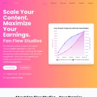 Fan Flow Studios website screenshot