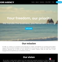 FIORI Agency website screenshot
