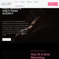 Glow Agency website screenshot