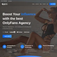 Magic Agency website screenshot