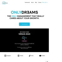 ONLYDREAMS AGENCY website screenshot