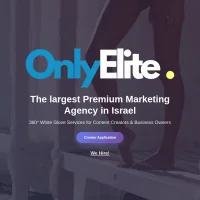 Only Elite website screenshot