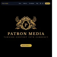 Patron Media website screenshot