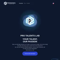 Pro Talents Lab website screenshot