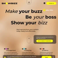 ShowBizz website screenshot
