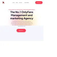 XCreatorMgmt Agency website screenshot