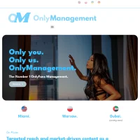 Only Management website screenshot