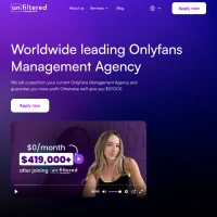 Unfiltered Management website screenshot