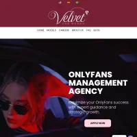 Velvet website screenshot