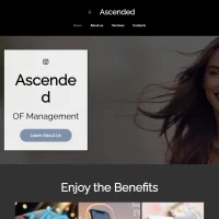 Ascended website screenshot
