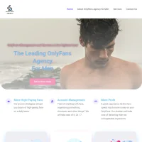 Bunny Agency men website screenshot