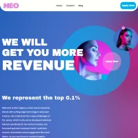 NEO Agency website screenshot