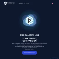 Pro Talents Lab website screenshot