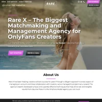Rare X Network website screenshot