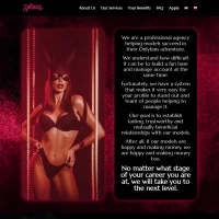The Sinners Agency website screenshot