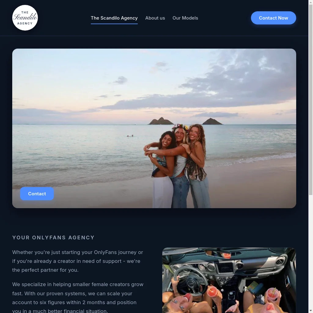 Scandilo website preview