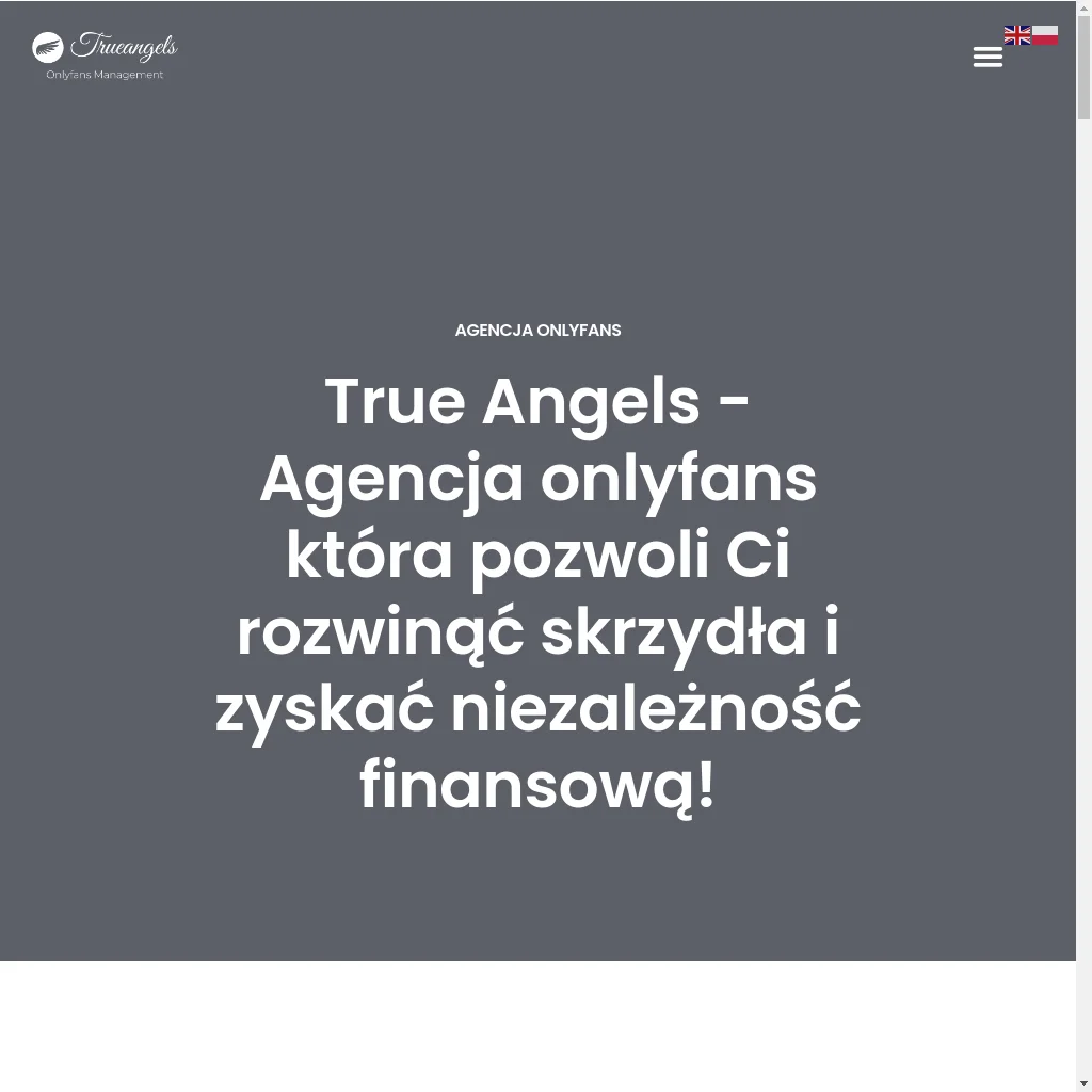 True Angels website preview