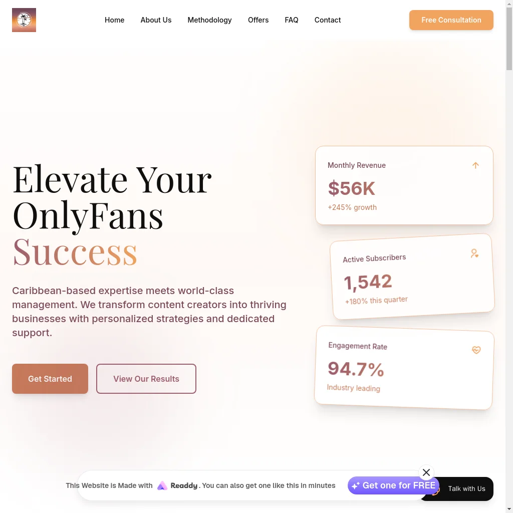 Venezia Agency website preview