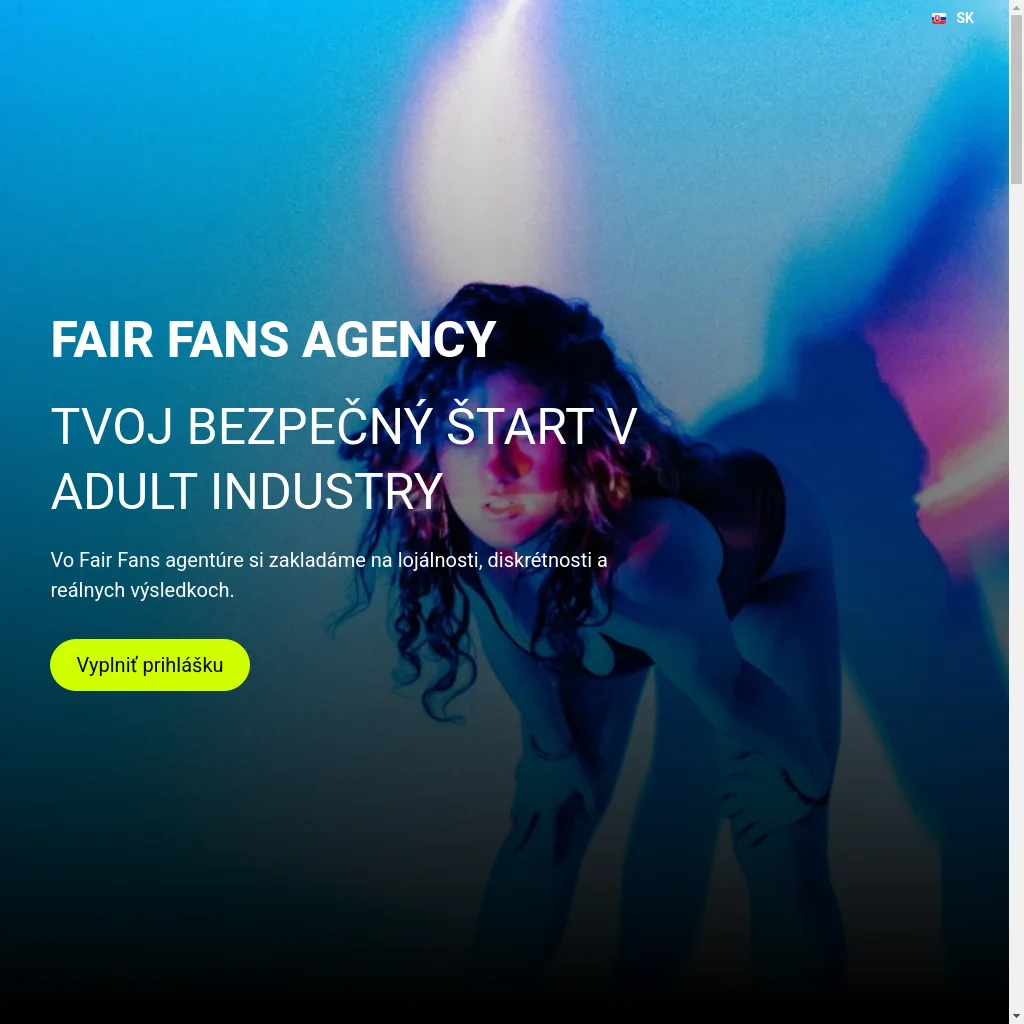 Fairfans website preview