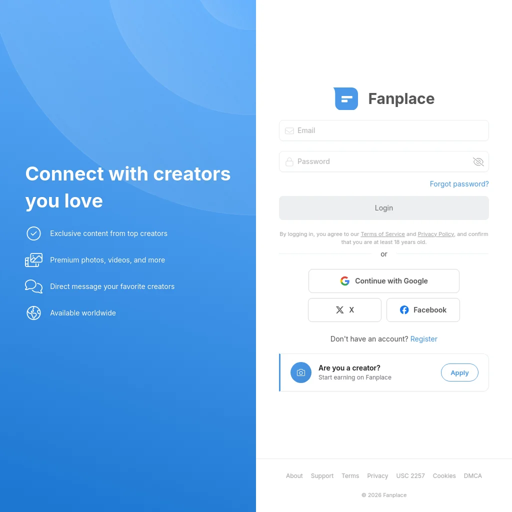 Fanplace website