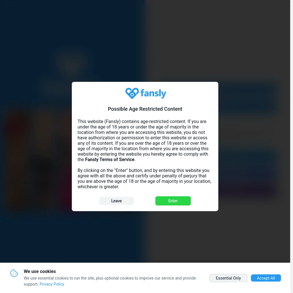 Fansly website
