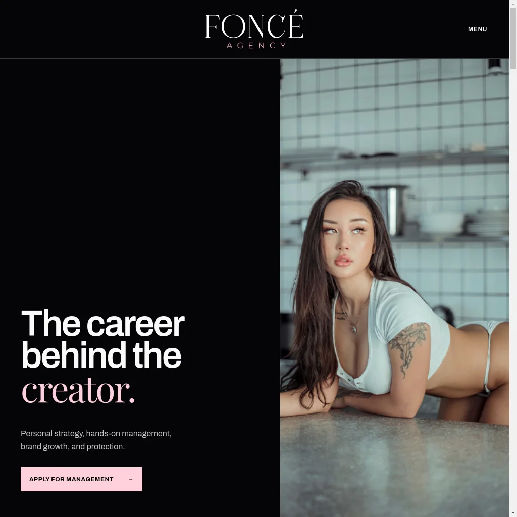 FONCÉ Agency website preview