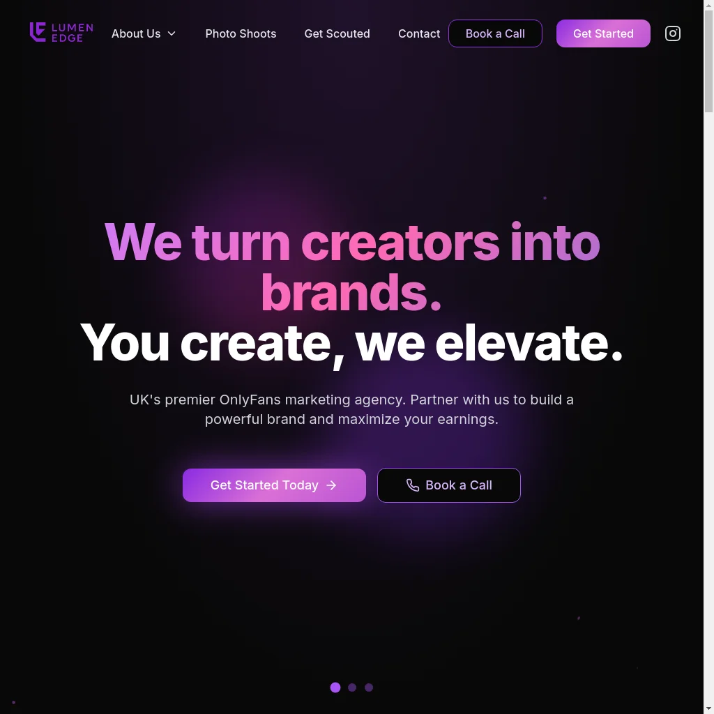 Lumen Edge website preview