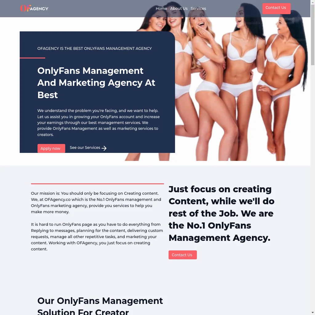 OFAgency website preview