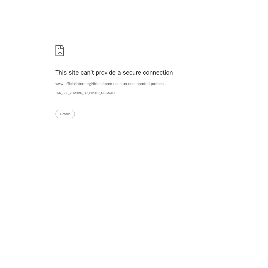 Internet Girlfriend website preview