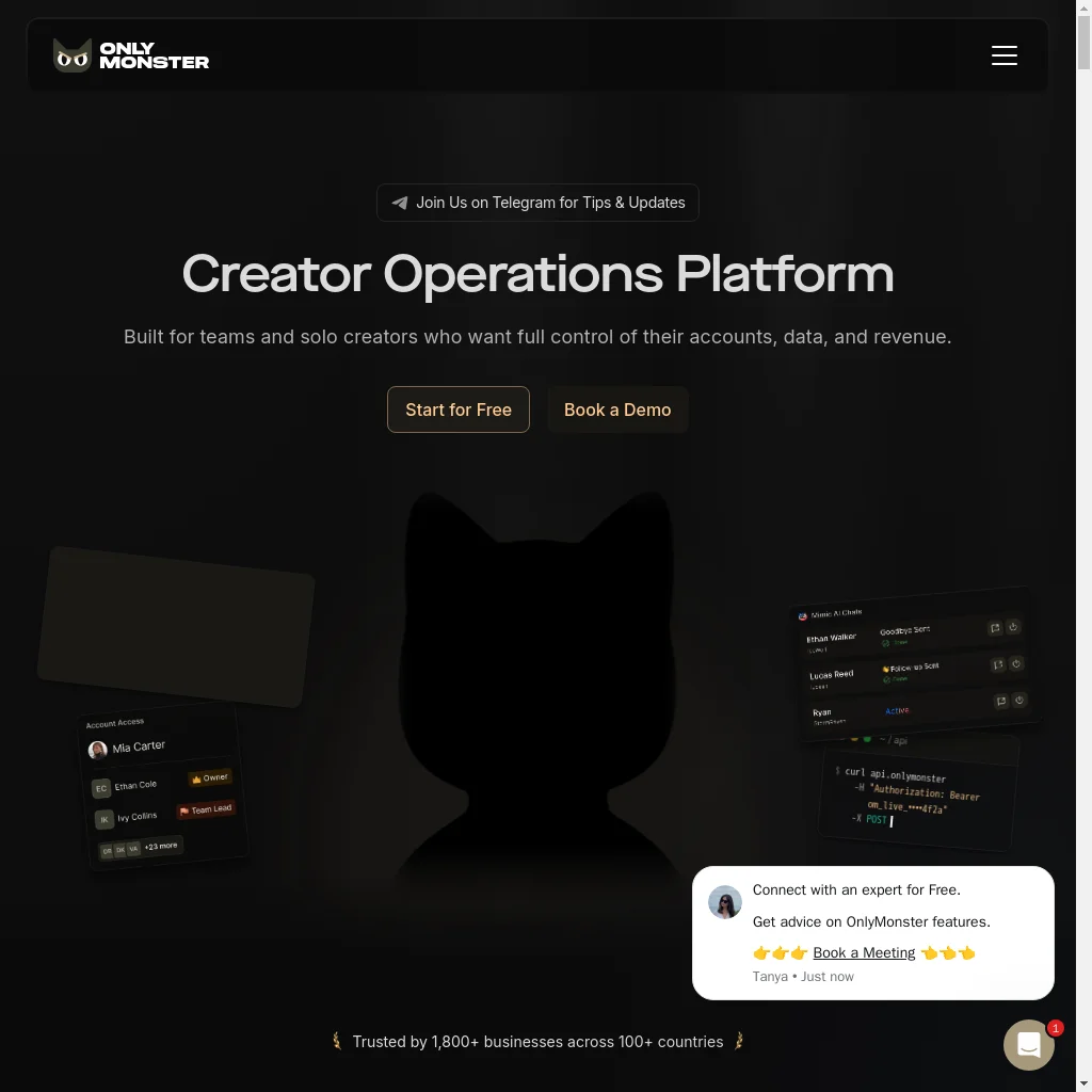 OnlyMonster website