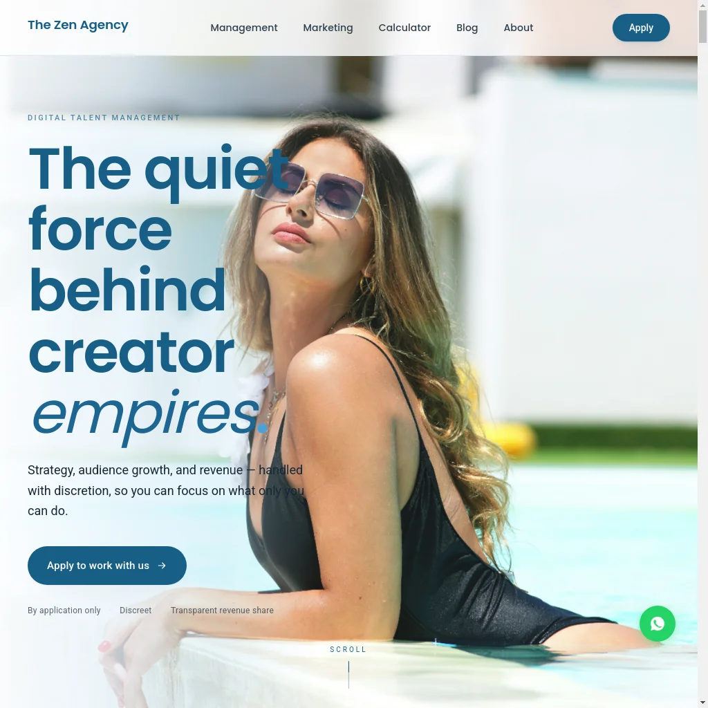 The Zen Agency website preview