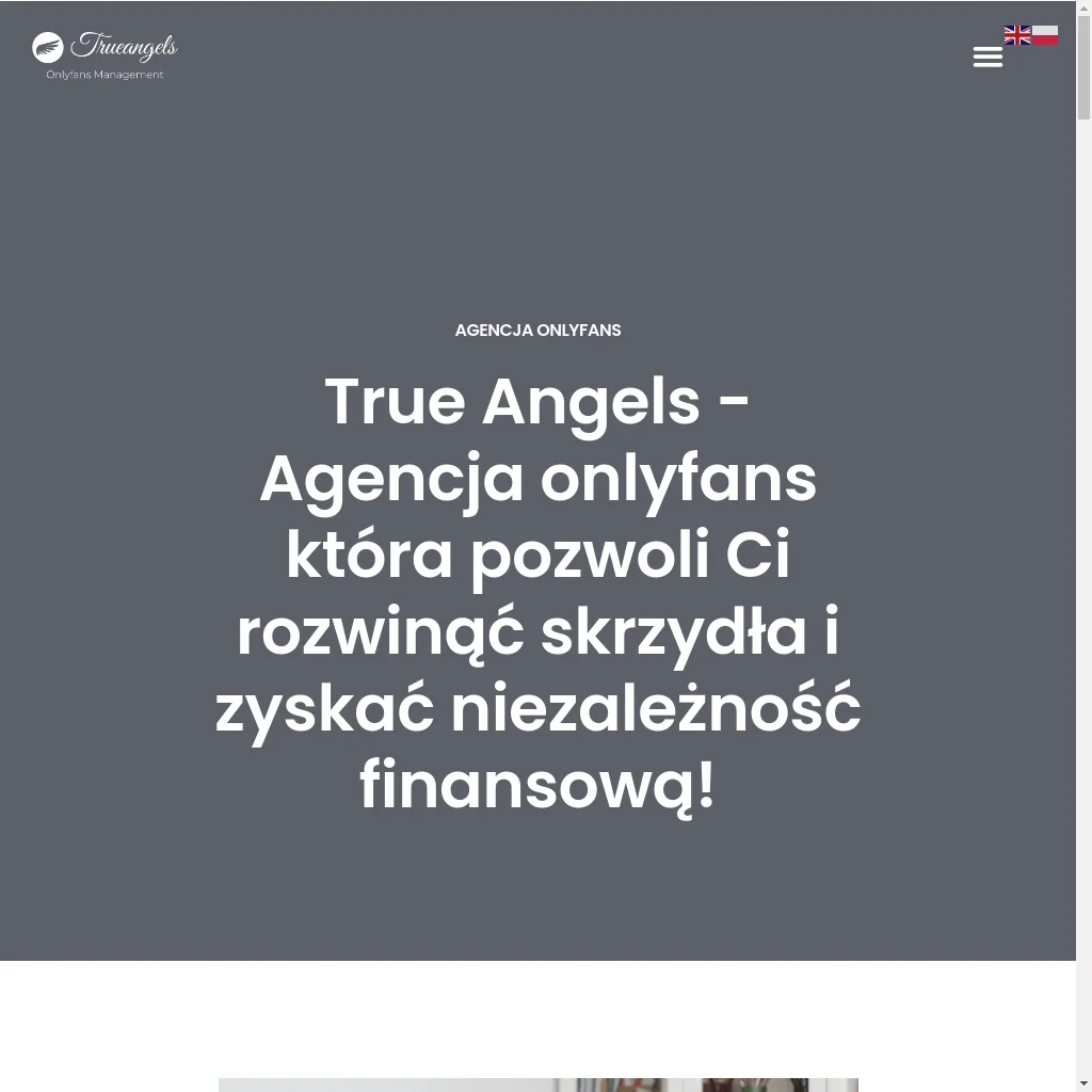 True Angels website preview
