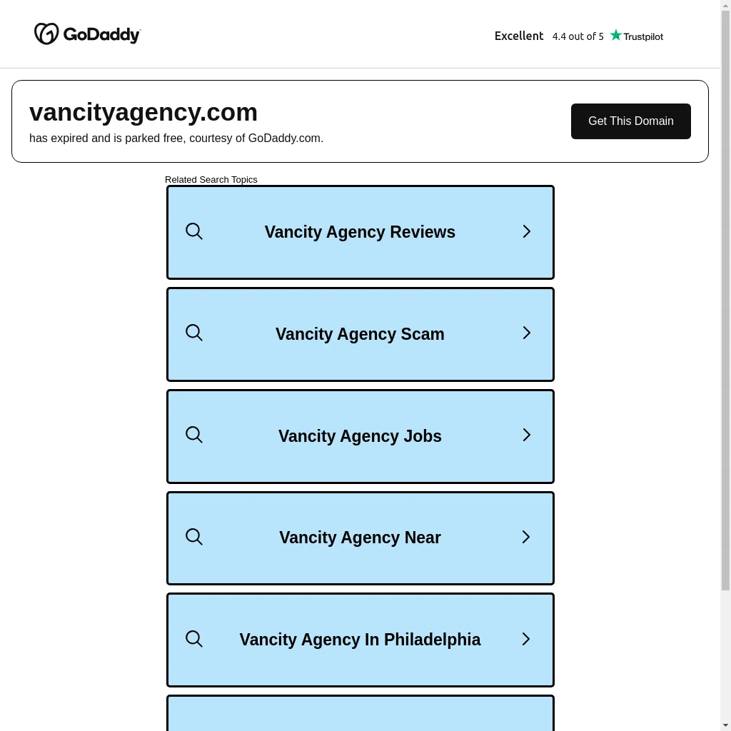 VanCity agency website preview