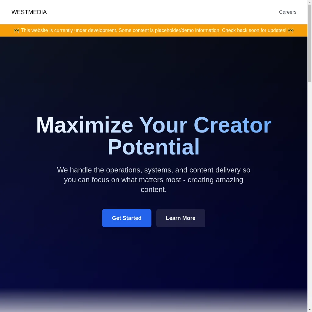 WESTMEDIA AGENCY website preview