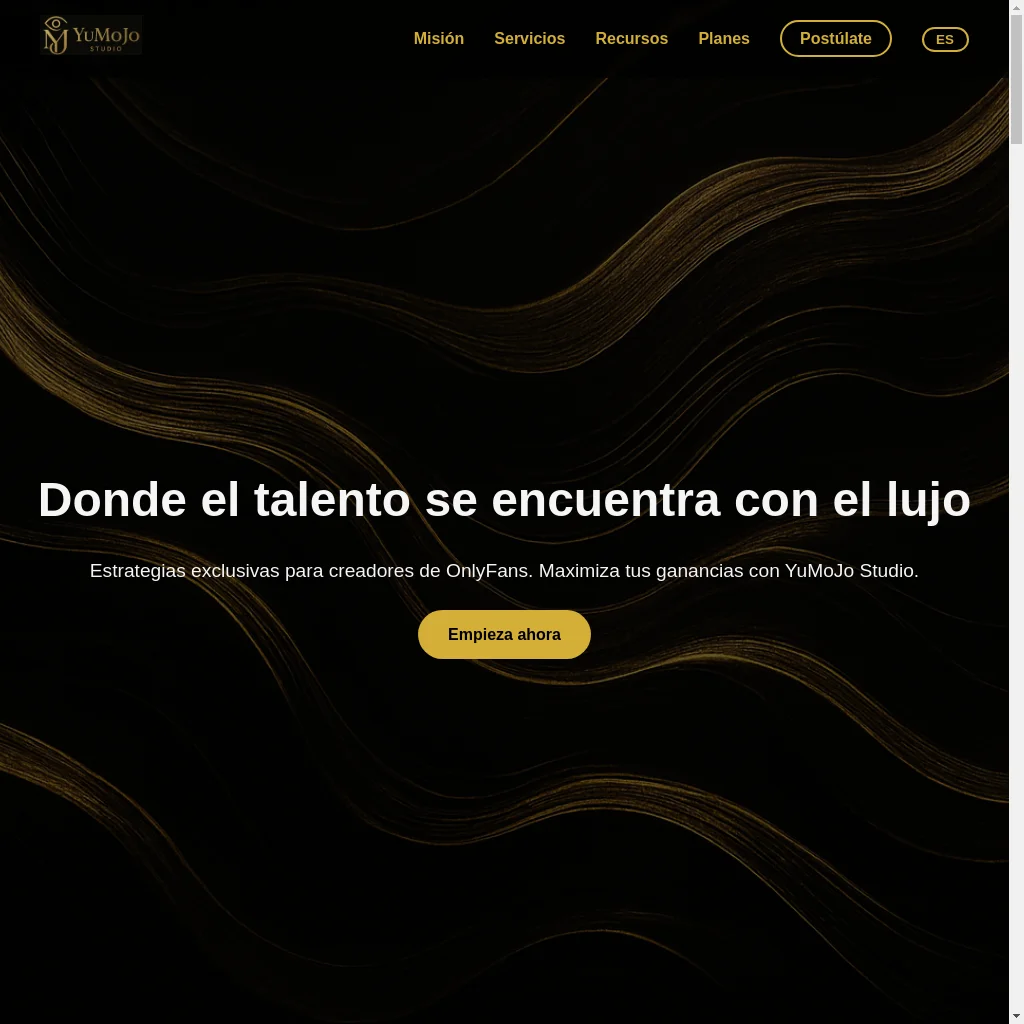 YuMoJoStudio website preview
