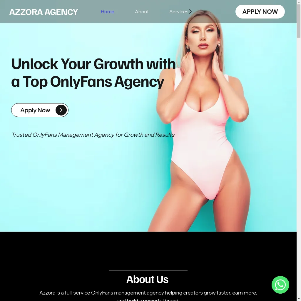 Azzora Agency website preview