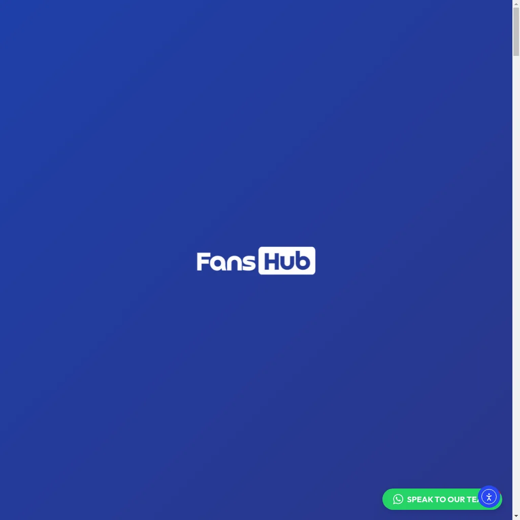 FansHub website preview