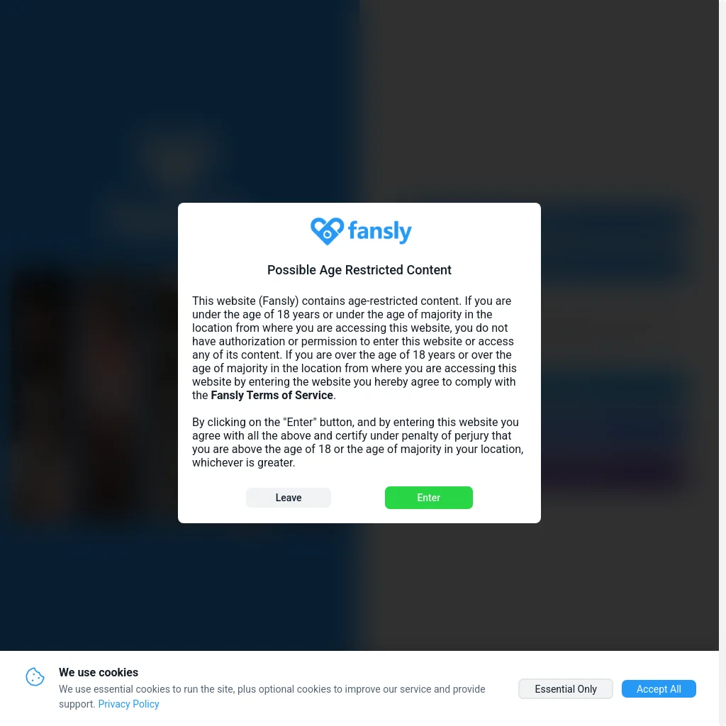 Fansly website