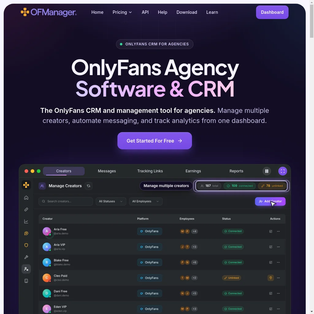 OFManager website